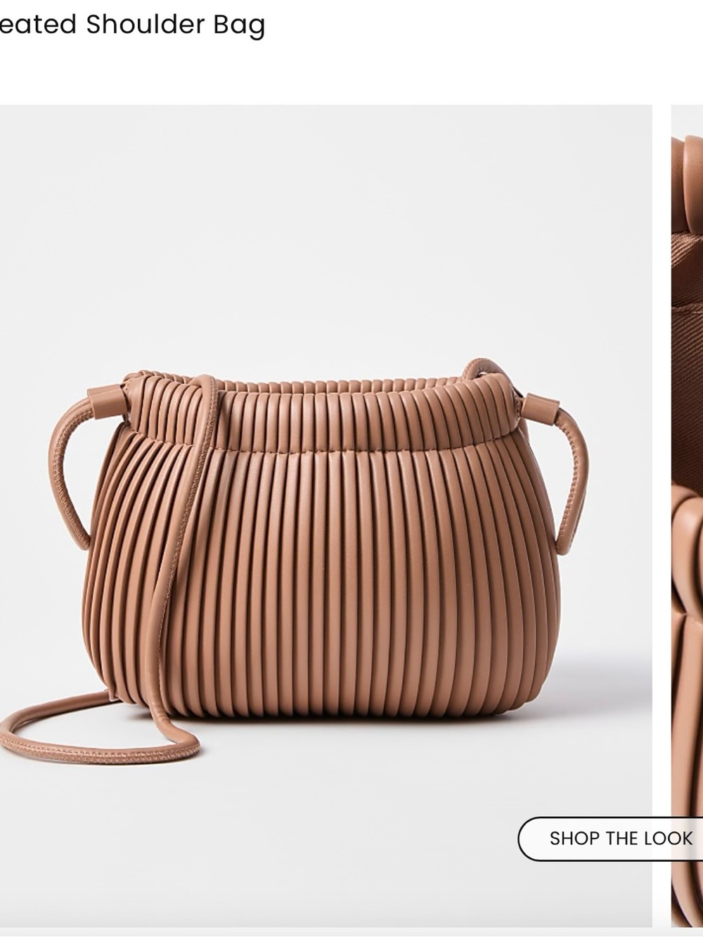 LOFT  Pleated Shoulder Bag